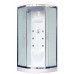 Душевая кабина Royal Bath RB 90HK7-WC-CH 90х90 см, с матовыми стеклами