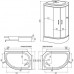 Душевая кабина Erlit ER 351226R-С3 120х80 см правосторонняя