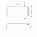 Душевой поддон RGW STM-G 80x140 см, прямоугольный, искусственный камень, графит