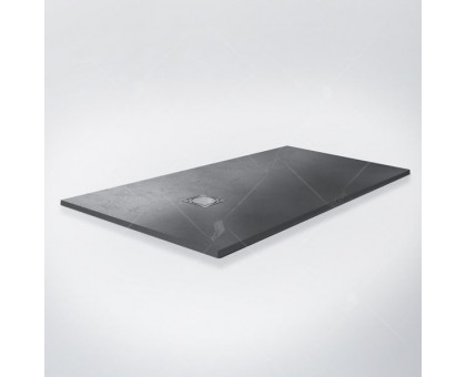 Душевой поддон RGW ST-G 80x120 см, прямоугольный, искусственный камень, графит