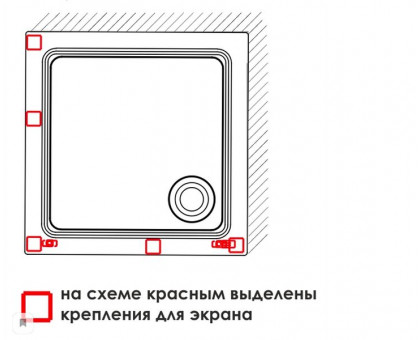 WasserKRAFT Amper 29T19 Душевой поддон