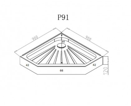 Душевой поддон Cerutti SPA P91