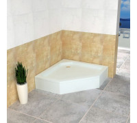 Душевой поддон RGW STYLE-TR 90x90 см, трапеция, акриловый, белый