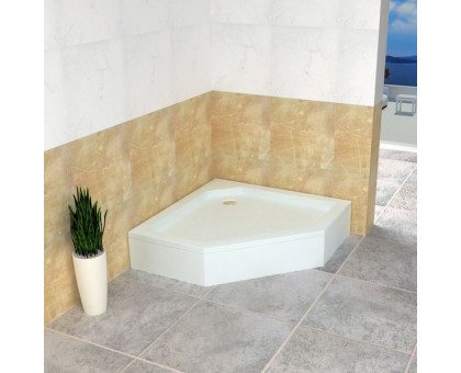 Душевой поддон RGW STYLE-TR 100x100 см, трапеция, акриловый, белый