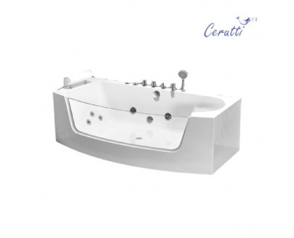 Ванна акриловая Cerutti SPA C-468 90х185х58 с гидромассажем