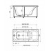 Ванна акриловая Aquatek Альфа 170х70 см, с гидромассажем и фронтальным экраном (слив слева)