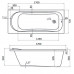 Ванна акриловая Santek (Сантек) Тенерифе XL 170х70х54 прямоугольная