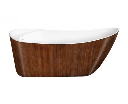 Акриловая ванна Lagard MINOTTI Brown Wood 170х76 см