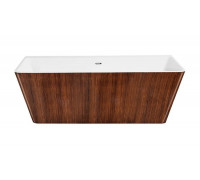 Акриловая ванна Lagard VELA Brown Wood 168х80 см